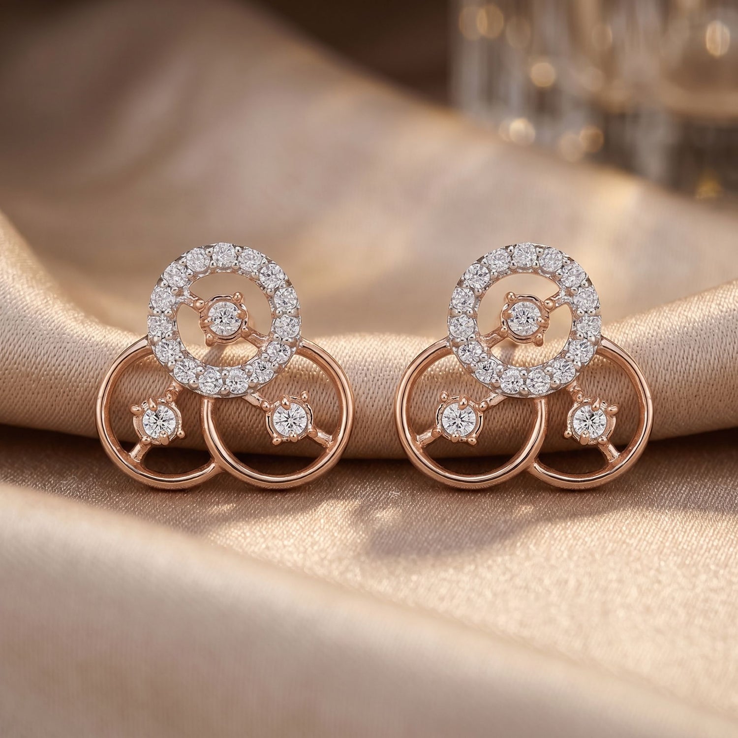 Radiant Orbit Lab Grown Diamond Earrings