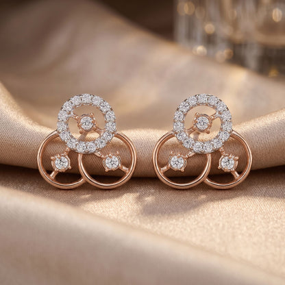 Radiant Orbit Lab Grown Diamond Earrings