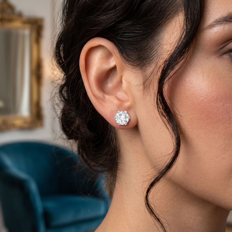 Spirit Brilliant Solitaire Lab Grown Diamond Earrings