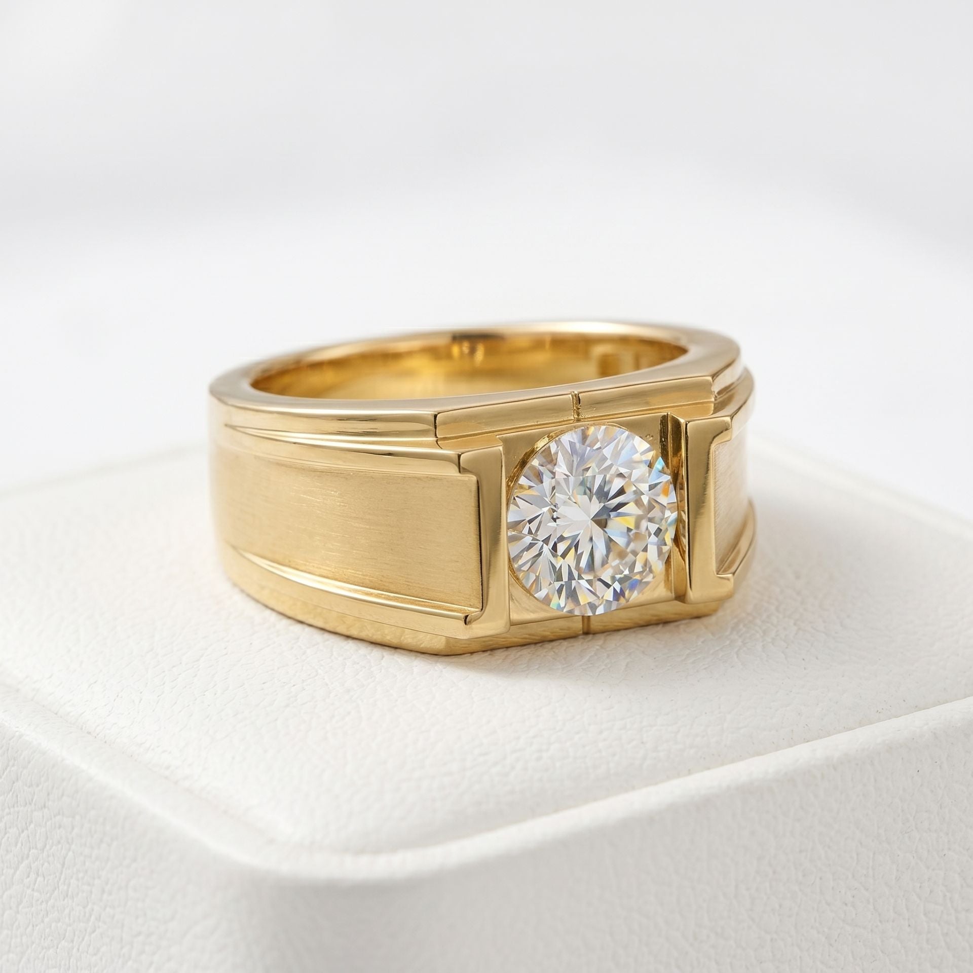 Urban Command Solitaire Lab Grown Diamond Ring