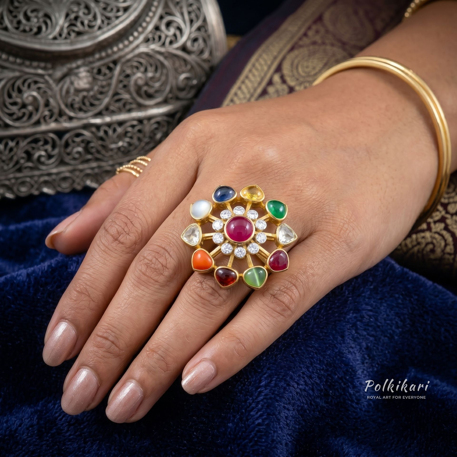 Heritage Horizon Lab Grown Polki Ring