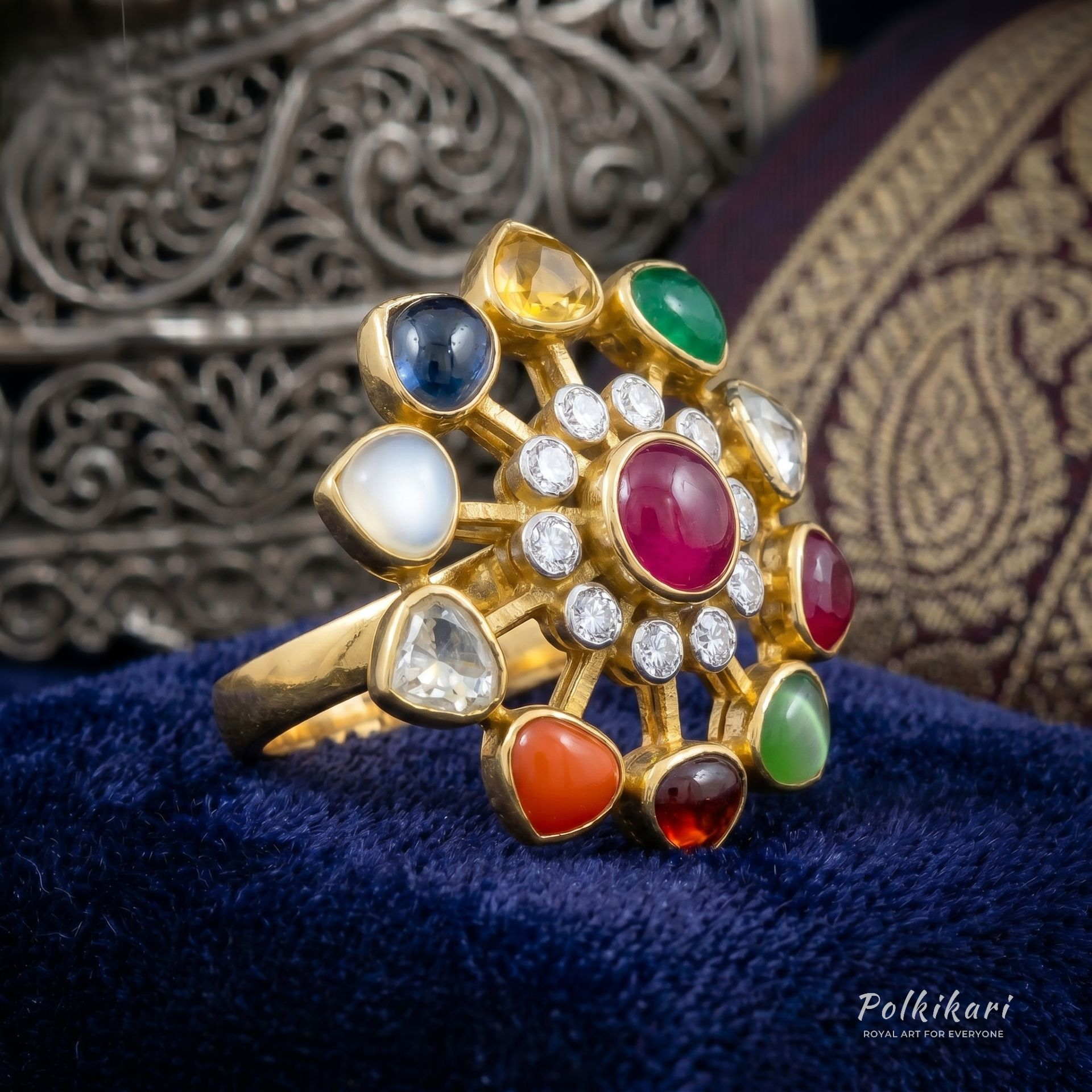Heritage Horizon Lab Grown Polki Ring