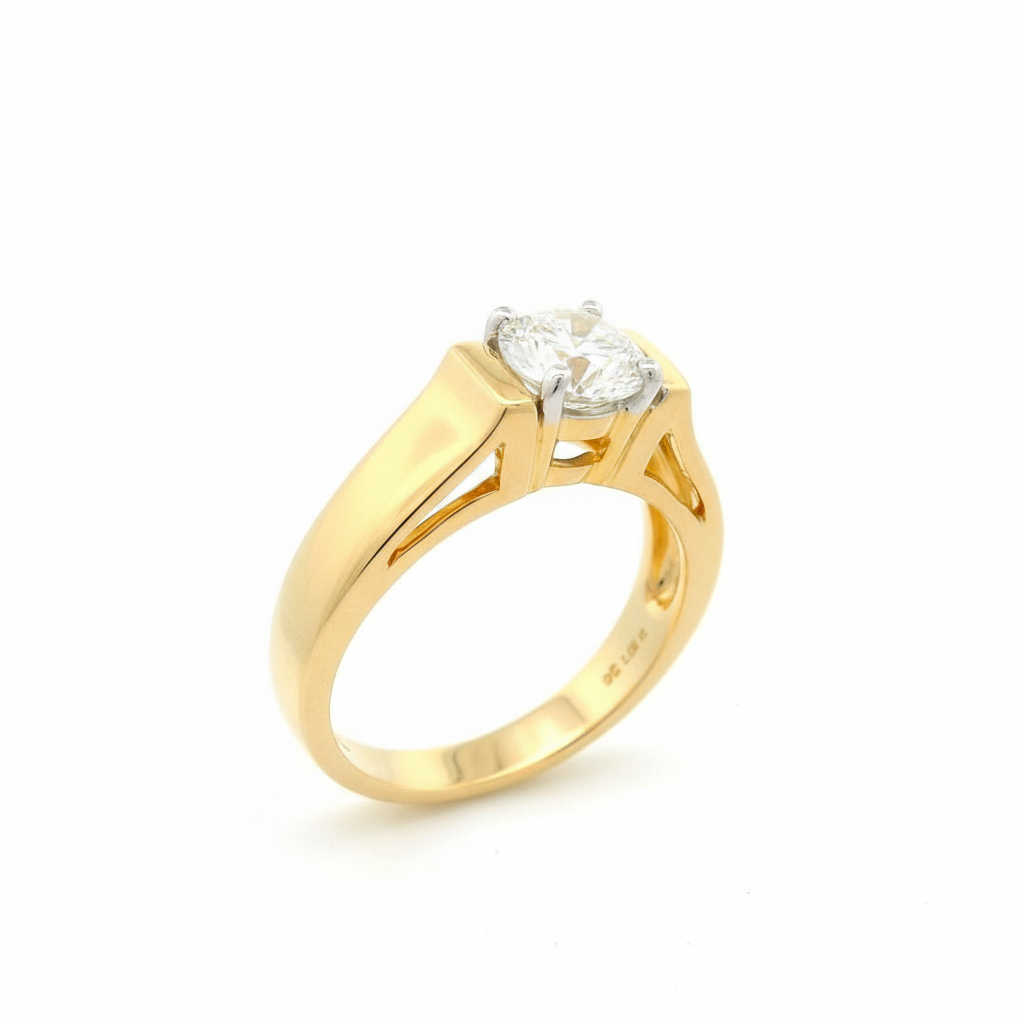 Timeless Solitaire Lab Grown Diamond Ring