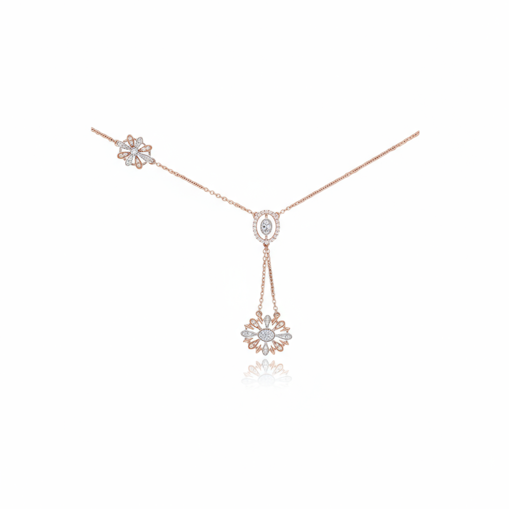 Blossom Cascade Lab Grown Diamond Necklace