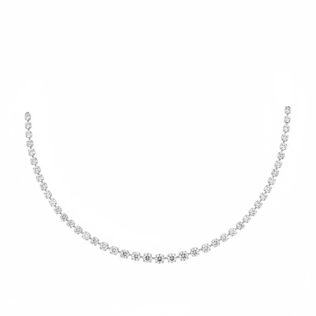 Glowline Tennis Lab Grown Diamond Necklace