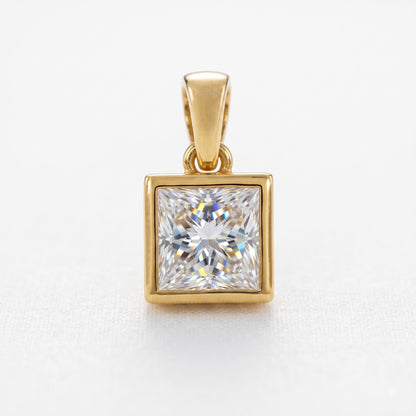 Iconic Princess Solitaire Lab Grown Diamond Pendant