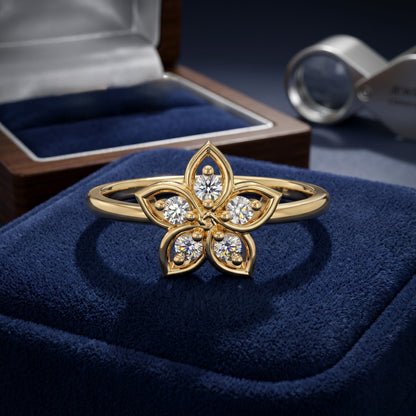 Blossom Lab Grown Diamond Floral Ring