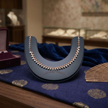 Contemporary Lab Grown Diamond Ball Necklace
