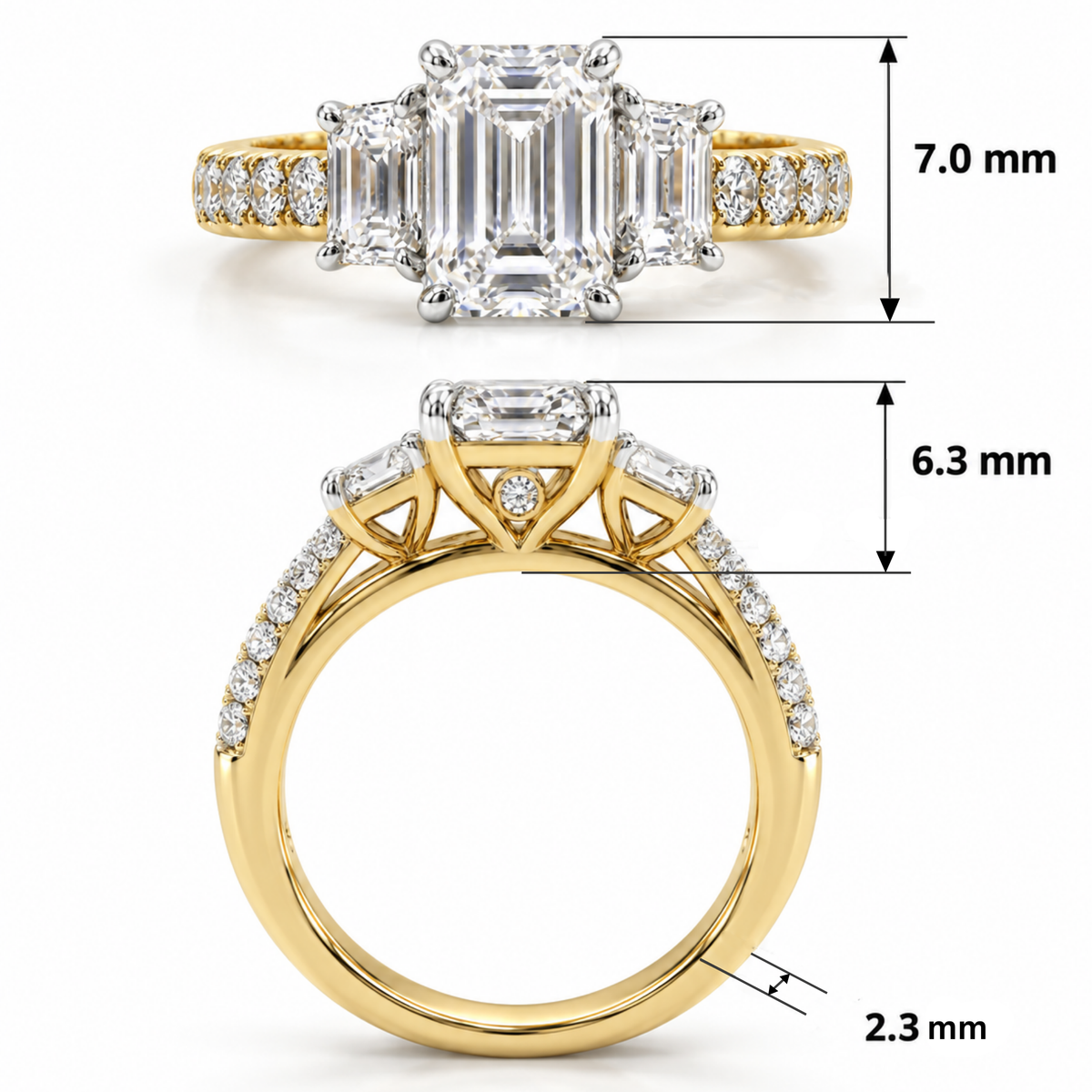 Veloura Solitaire Lab Grown Diamond Ring