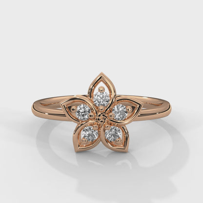 Blossom Diamond Floral Ring