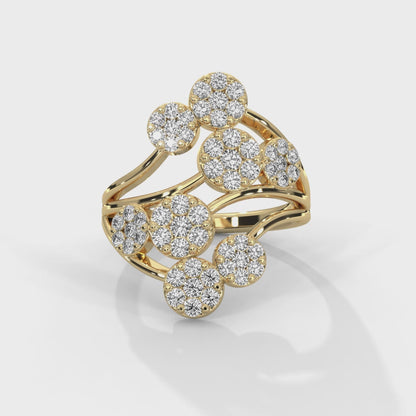 Stardust Symphony Lab Grown Diamond Ring