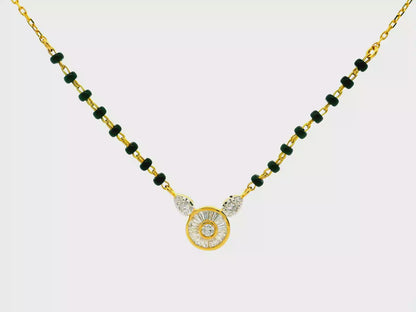 Radiant Aura Lab Grown Diamond Mangalsutra