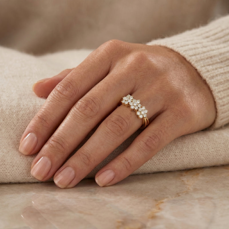 Botanical Muse Cluster Lab Grown Diamond Ring