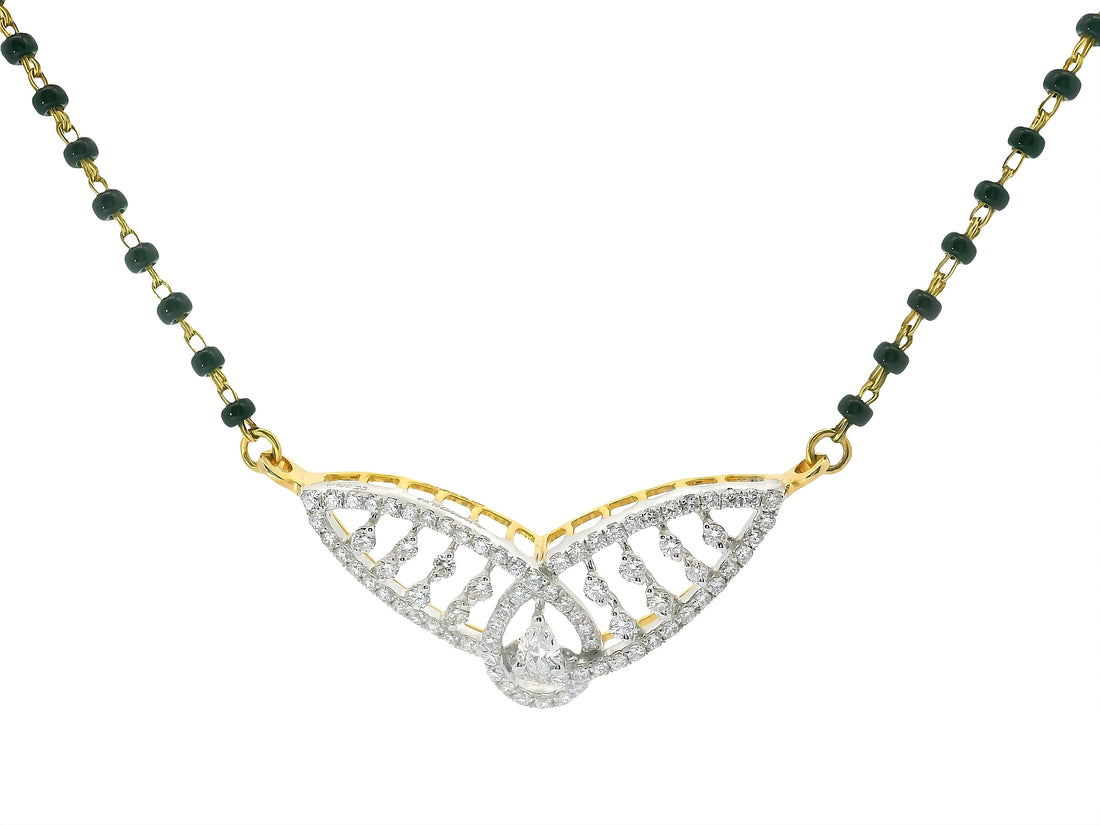 Leaflet Grace Lab Grown Diamond Mangalsutra