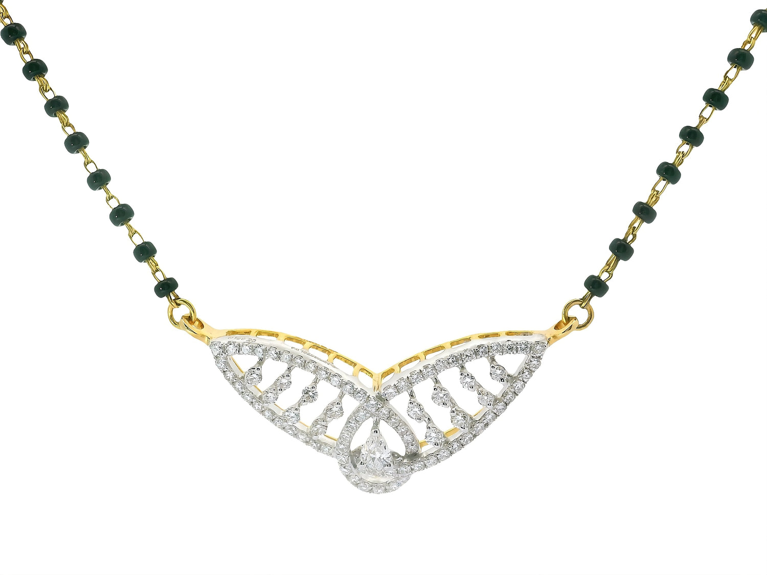 Leaflet Grace Lab Grown Diamond Mangalsutra