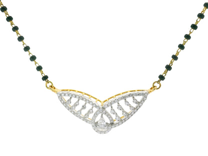 Leaflet Grace Lab Grown Diamond Mangalsutra