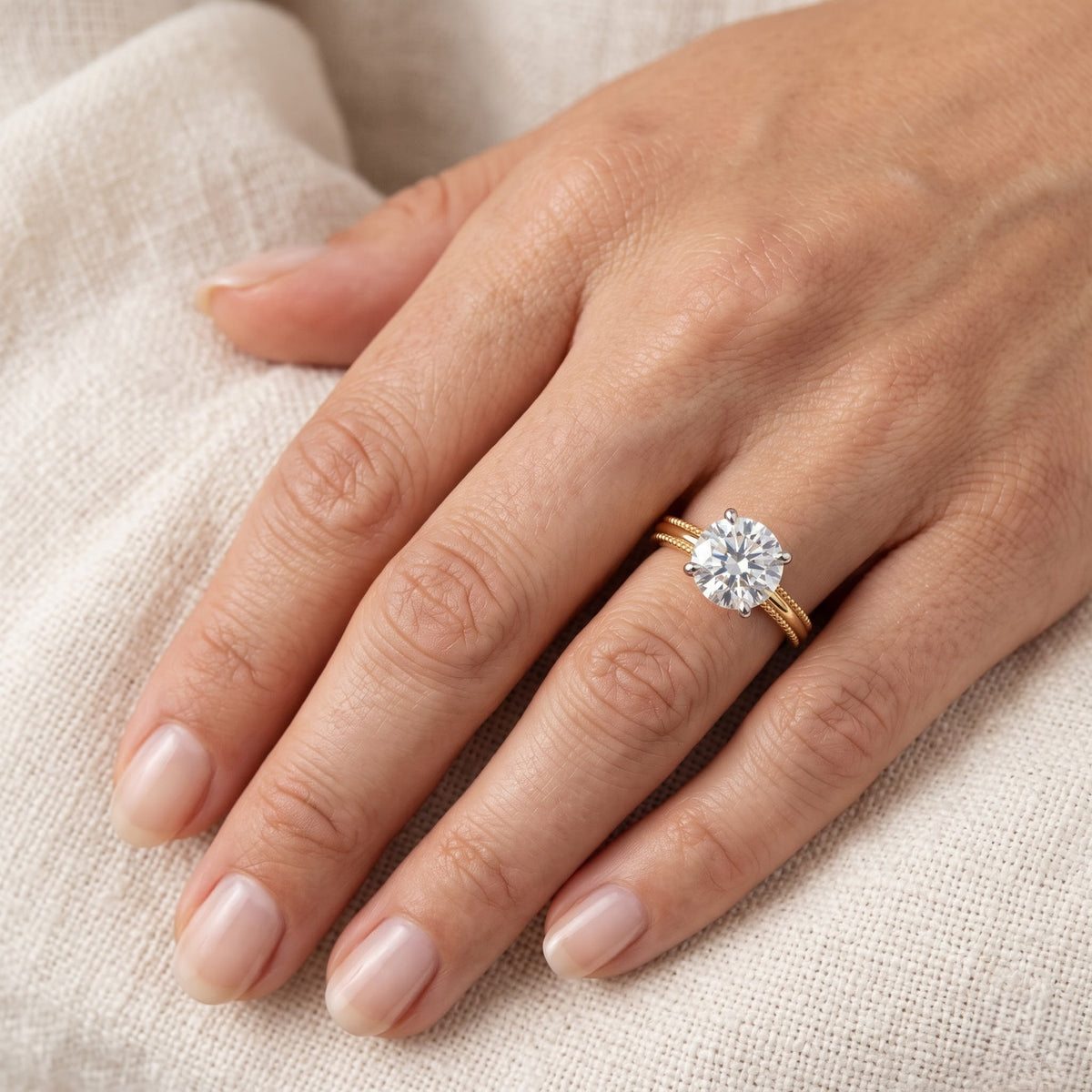Virelle Classic Solitaire Lab Grown Diamond Ring