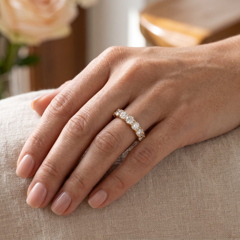 Radiance Eternity Lab Grown Diamond Ring