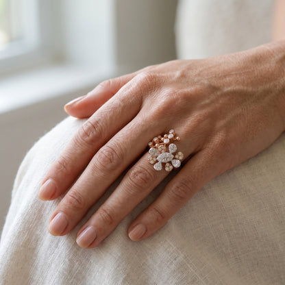 Serelle Botanical Lab Grown Diamond Ring