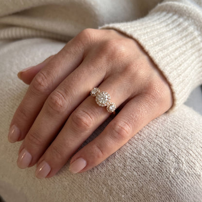 Veyra Triple Radiance Lab Grown Diamond Ring